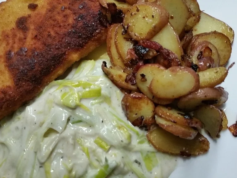 Cordon Bleu von der Putenbrust mit Porreègemüse  à la Biggi - Rezept - Bild Nr. 766