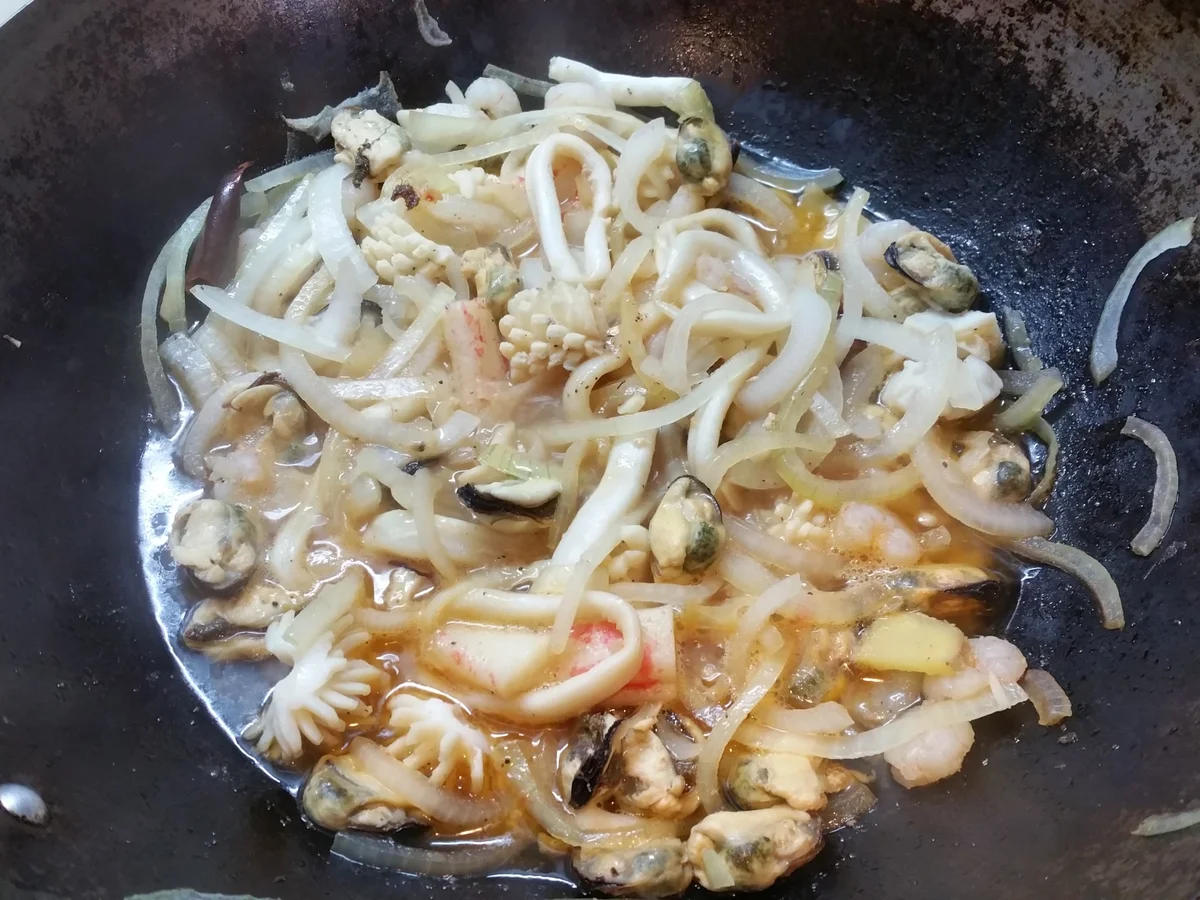 057 Meeresfrüchte mit Buttergemüse - Rezept - Bild Nr. 840