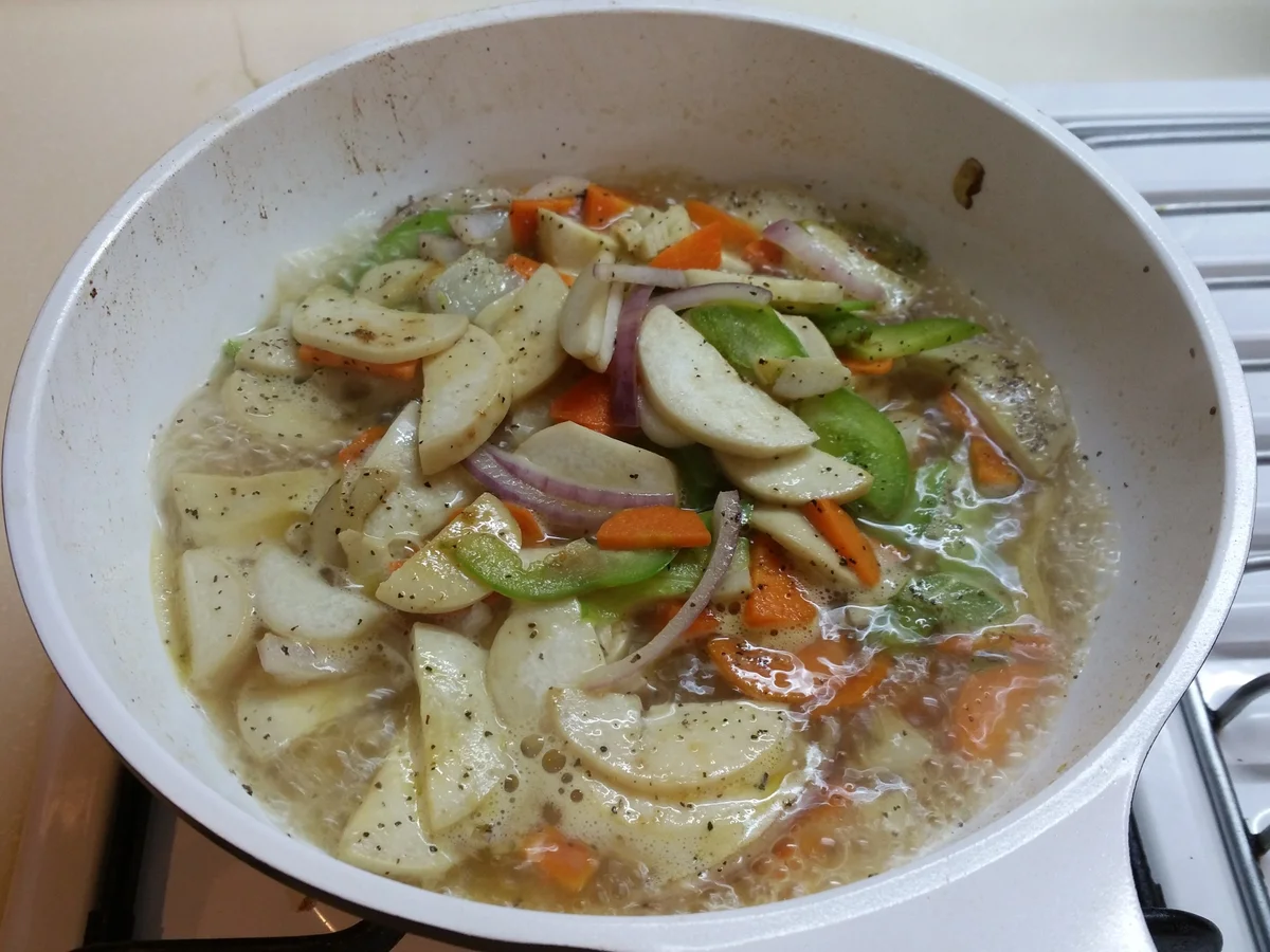 057 Meeresfrüchte mit Buttergemüse - Rezept - Bild Nr. 841