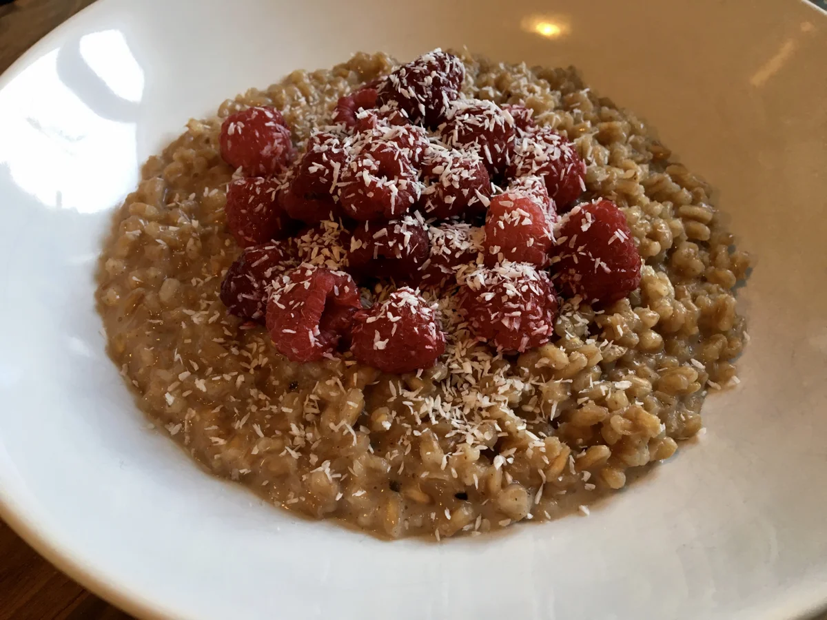 Rezept: Dinkel-Milchreis mit Himbeeren Bild Nr. 768 Dinkel-Milchreis mit Himbeeren - Rezept - Bild Nr. 768