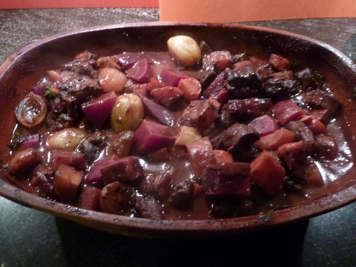 Wildschweinragout im Rotwein - Rezept - Bild Nr. 796