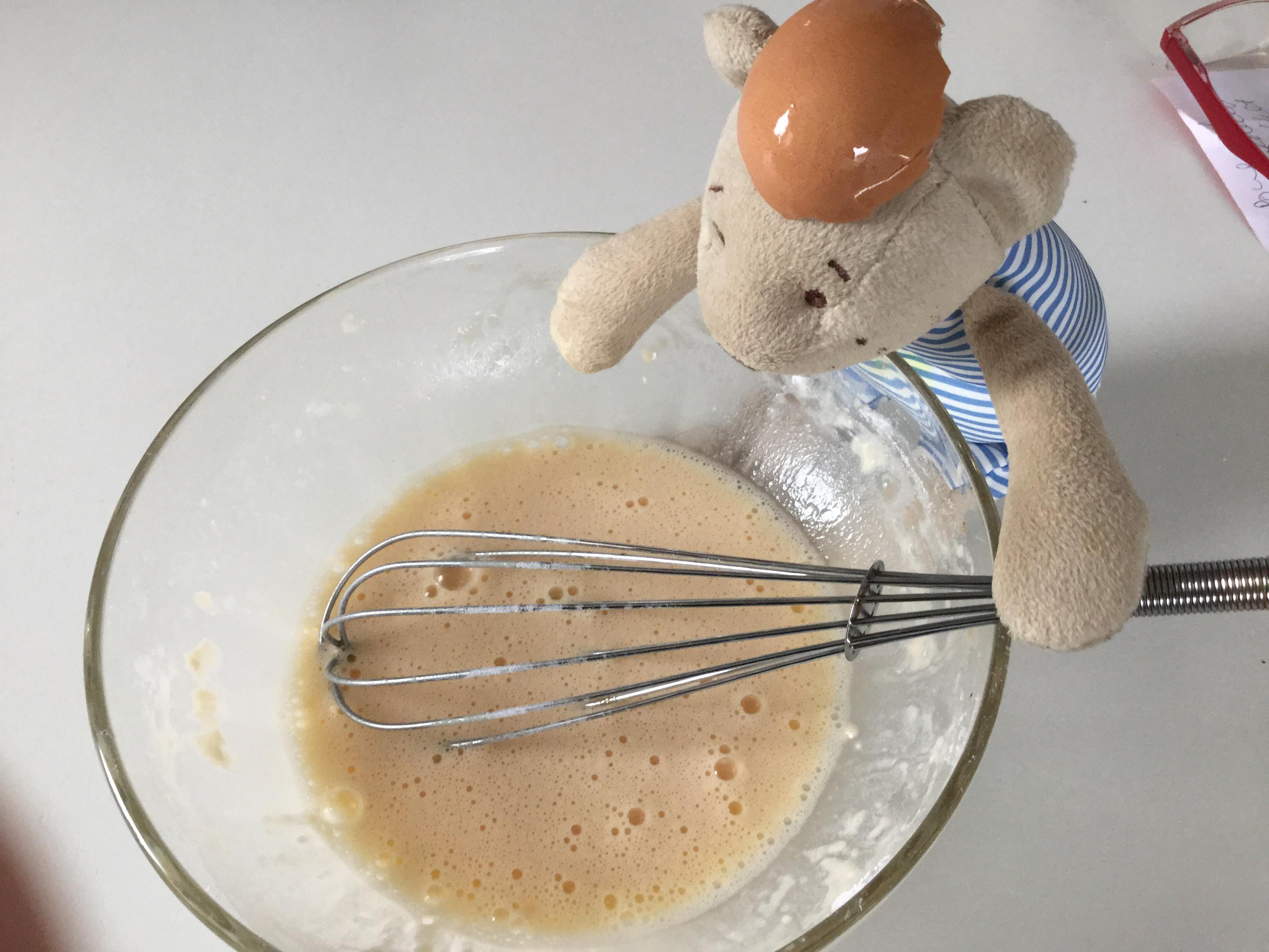 Bilder für dünne Eierküchlein mit Himbeermarmelade - Rezept