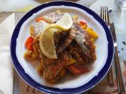 Zanderfilets auf Gemüsebett mit Curryreis - Rezept - Bild Nr. 791