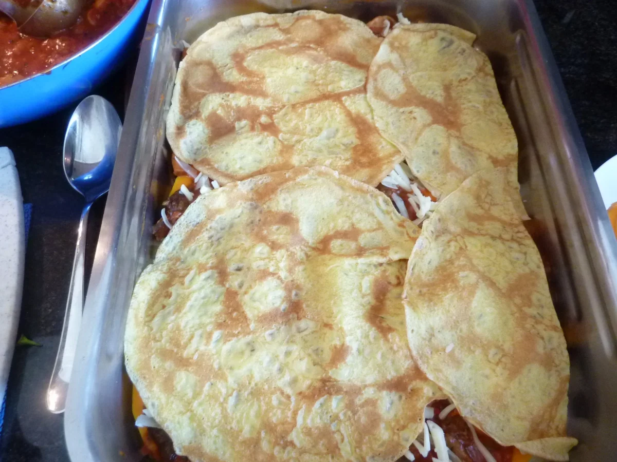 Rezept: Omeletten- Kürbis-Lasagne Bild Nr. 800 Omeletten- Kürbis-Lasagne - Rezept - Bild Nr. 800