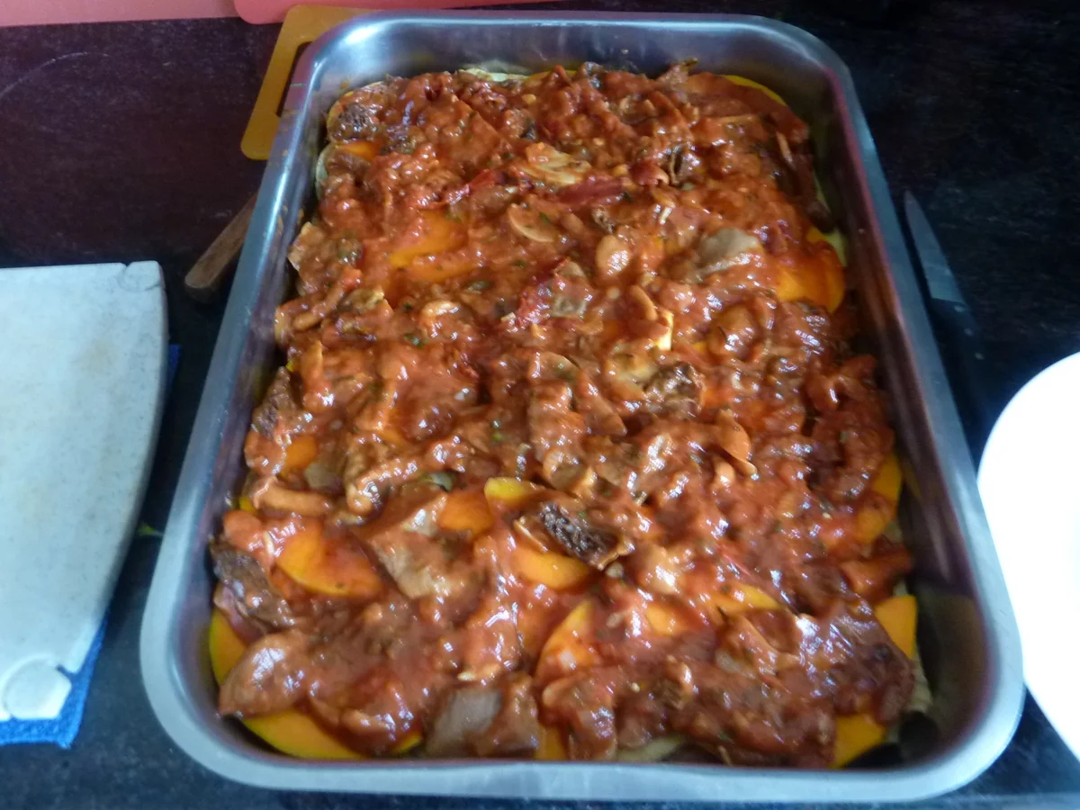 Rezept: Omeletten- Kürbis-Lasagne Bild Nr. 801 Omeletten- Kürbis-Lasagne - Rezept - Bild Nr. 801