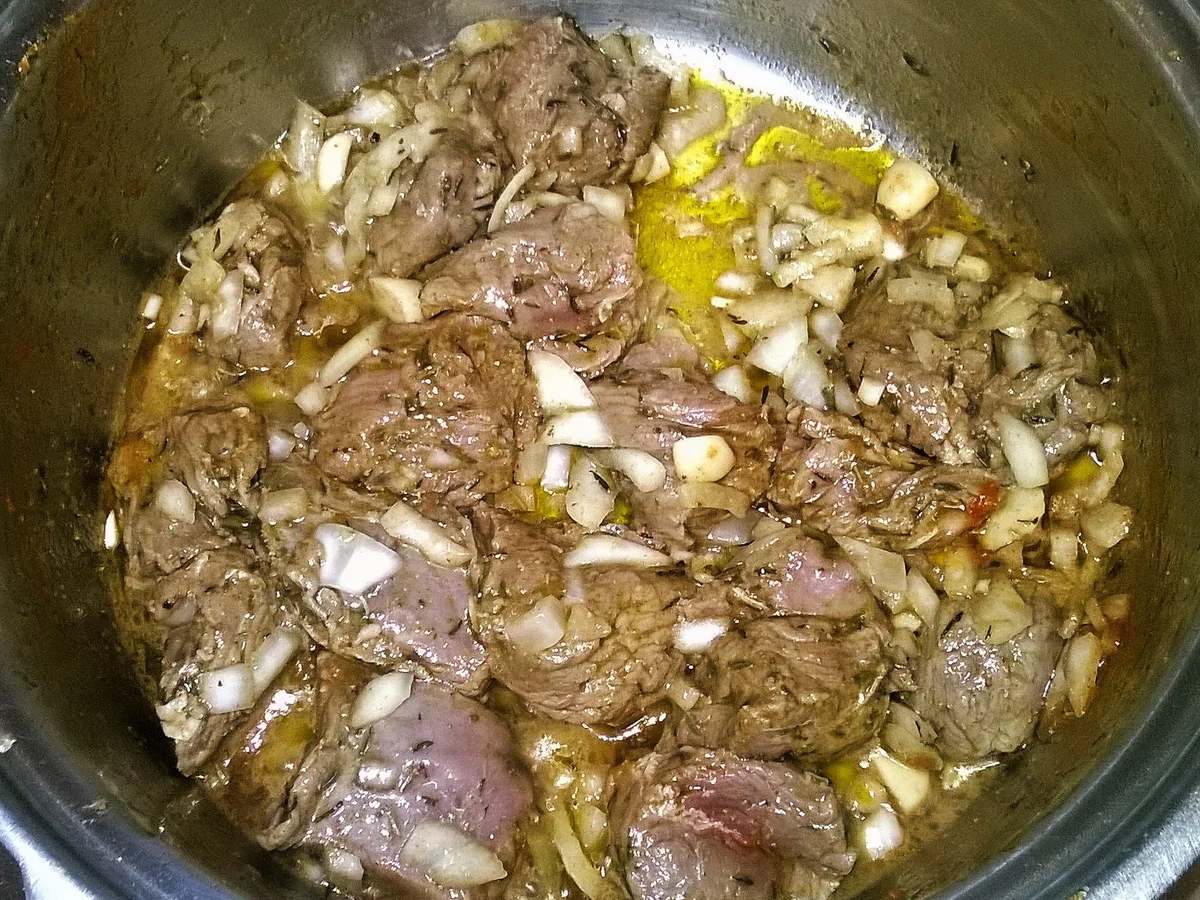 Rezept: Marokkanischer Lammeintopf mit Bohnen Bild Nr. 802 Marokkanischer Lammeintopf mit Bohnen - Rezept - Bild Nr. 802