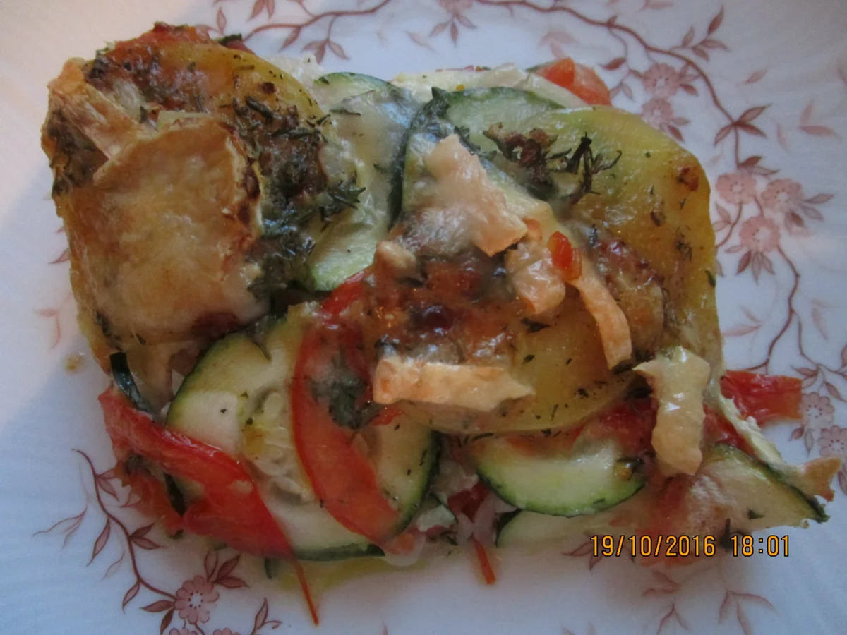 Gemüseauflauf mit Ziegenkäse - Rezept - Bild Nr. 821