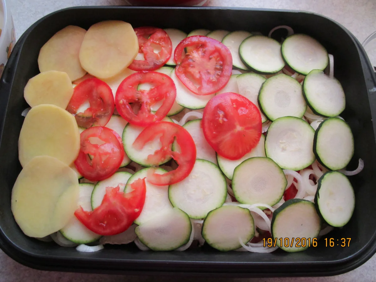 Gemüseauflauf mit Ziegenkäse - Rezept - Bild Nr. 830