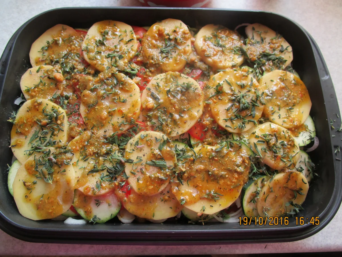 Gemüseauflauf mit Ziegenkäse - Rezept - Bild Nr. 832