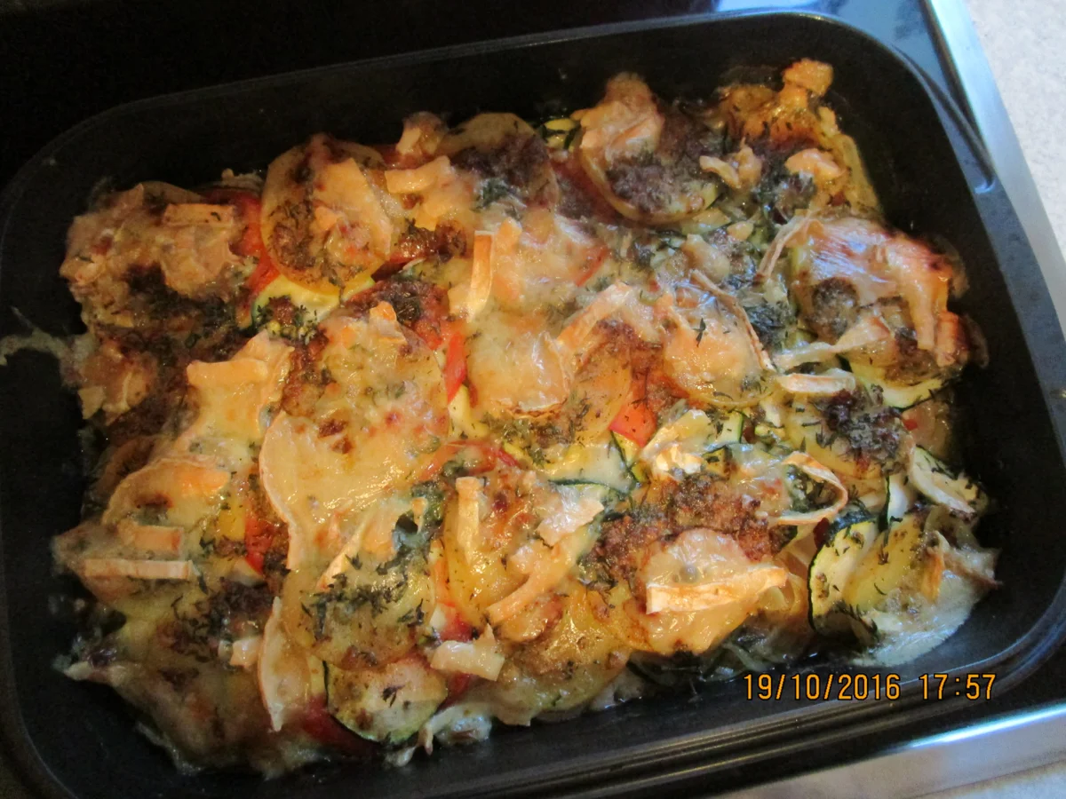 Gemüseauflauf mit Ziegenkäse - Rezept - Bild Nr. 834