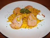 Kürbis-Paprika-Sauerkraut mit Ajvar & geräuchertem Schweinefilet - Rezept - Bild Nr. 837