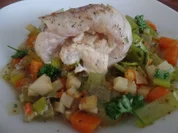 Rotbarschröllchen auf Gemüse - Rezept - Bild Nr. 836