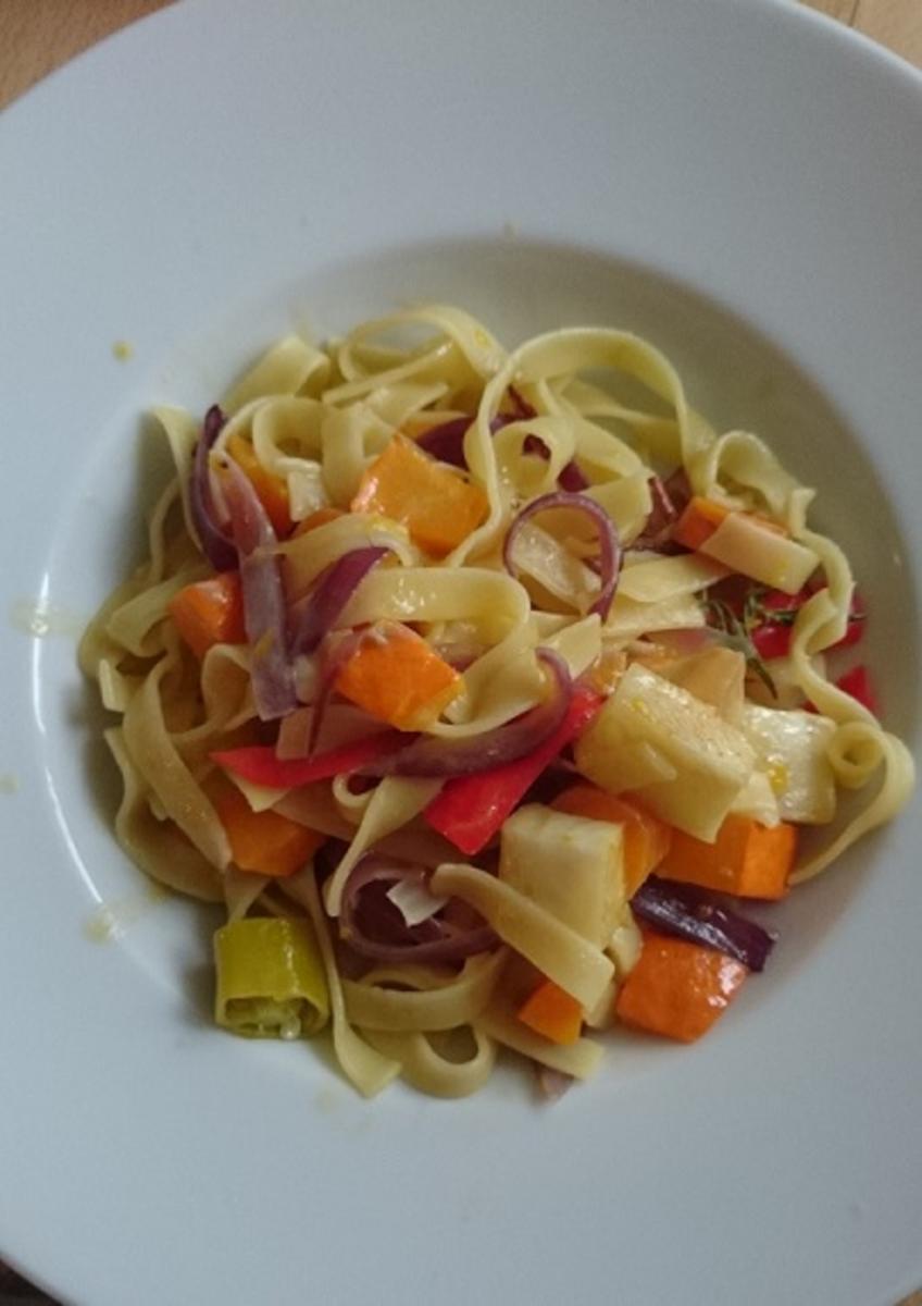 Pappardelle mit Schmorgemüse - Rezept - Bild Nr. 2