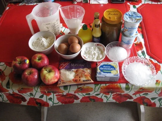 Apfel Schmand Kuchen mit Streusel - Rezept - Bild Nr. 864