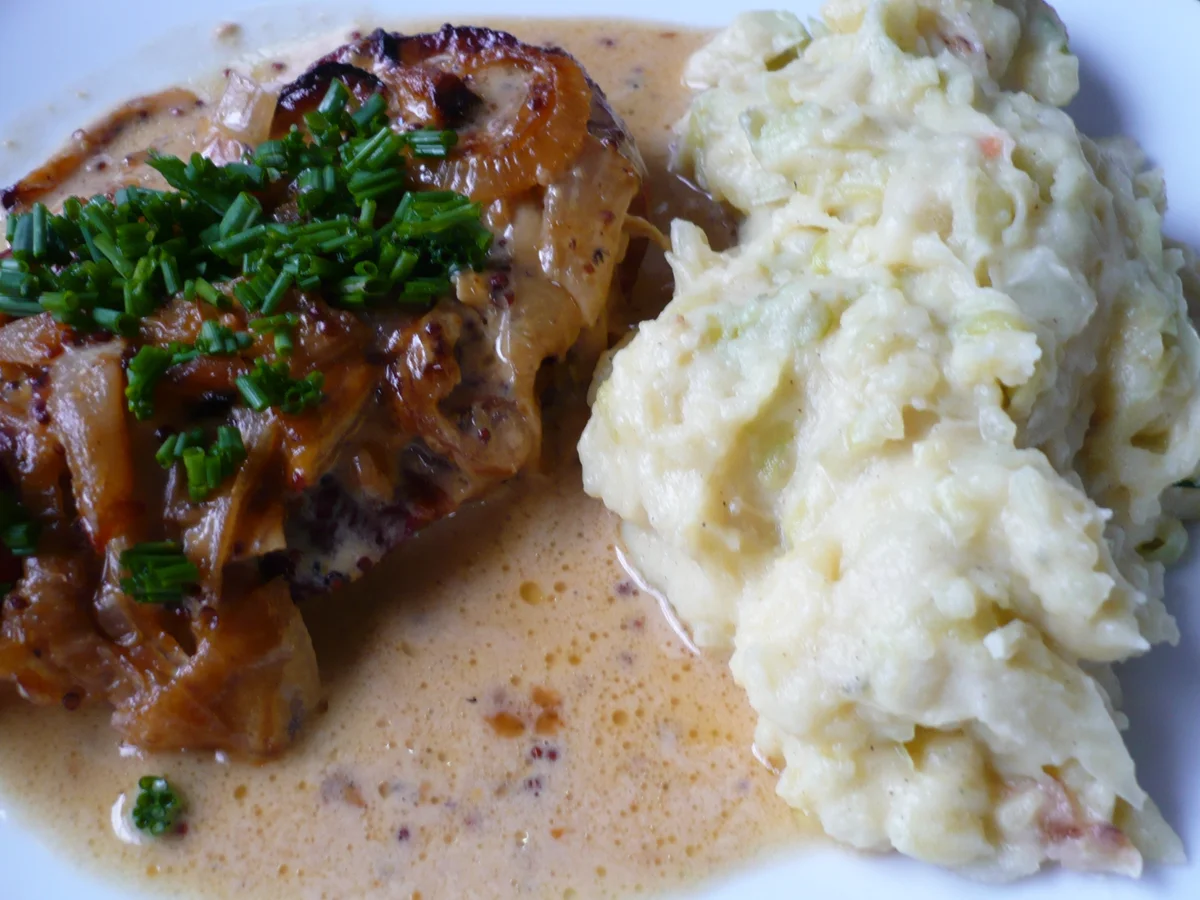 Rezept: Kassler in Honig - Senf - Sahne Bild Nr. 852 Kassler in Honig - Senf - Sahne - Rezept - Bild Nr. 852