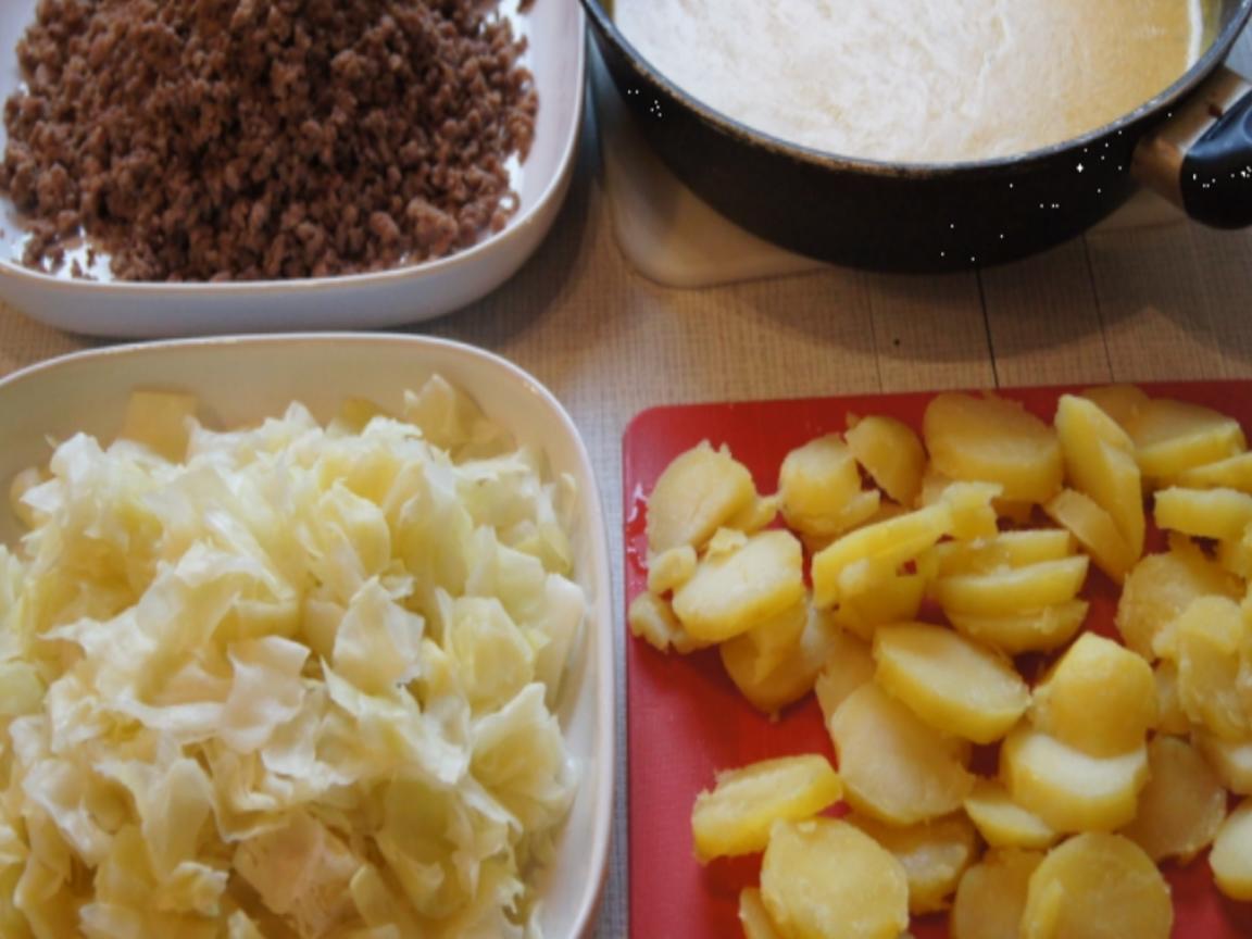 Spitzkohl-Kartoffel-Hack-Auflauf - Rezept - kochbar.de