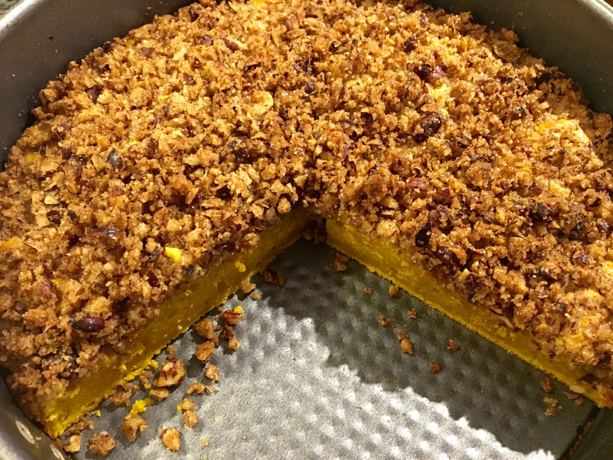 Kürbis Pie - Saftiger Kuchen mit Nuss-Streuseln ♥ - Rezept - Bild Nr. 892