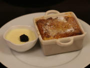 Bread and Butter Pudding mit Apfel - Rezept
