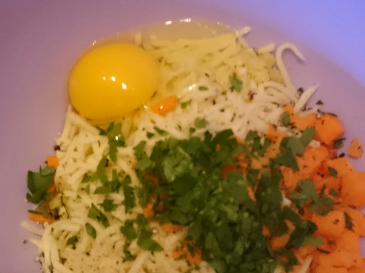 Kartoffelpuffer - Muffins mit Kräuterquark und Schalotten - Rezept - Bild Nr. 917