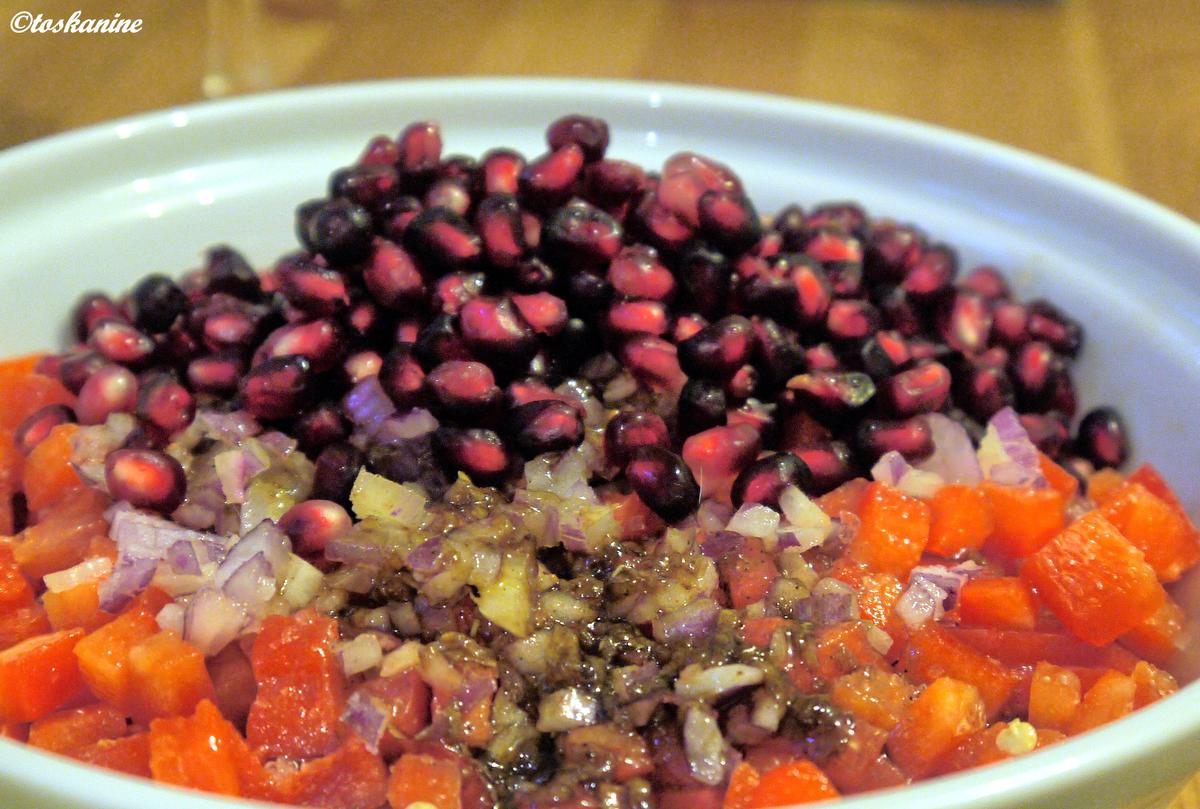 Tomaten-Granatapfel-Salat - Rezept - Bild Nr. 7