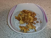 Chia-Pudding  mit Bratapfel - Rezept