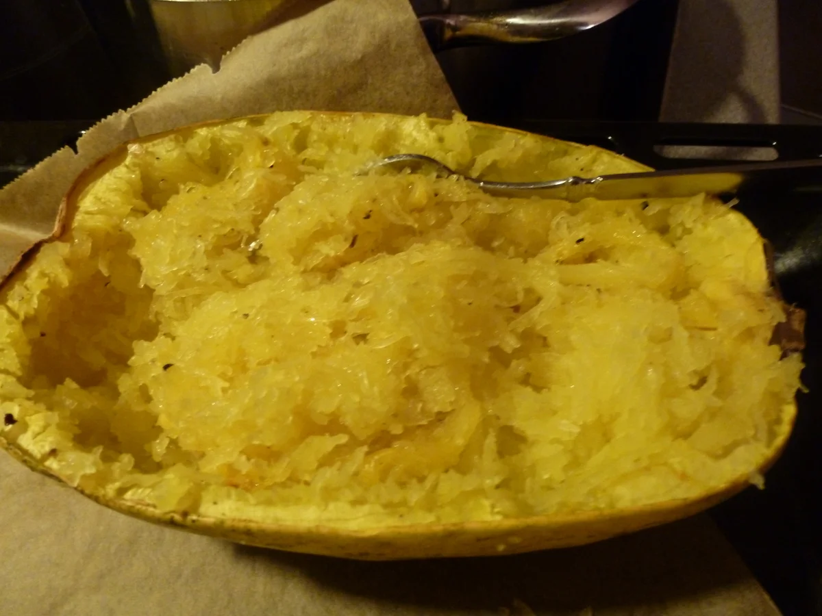 Spaghettikürbis überbacken - Rezept - Bild Nr. 918