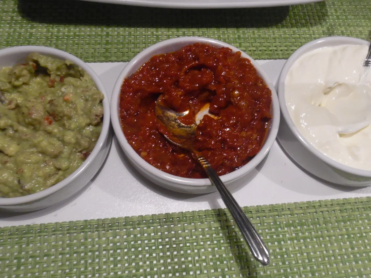 Dreierlei gefüllte Ofenkartoffeln mit Dips - Rezept - Bild Nr. 929