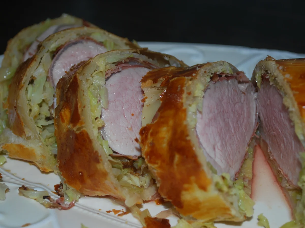 Schweinefilet im Wirsing-Blätterteig-Kleid - Rezept - Bild Nr. 930