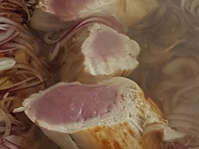 Rezept: Schweinefilet mit Cidre- Zwiebel Sosse à la Biggi Bild Nr. 937 Schweinefilet mit Cidre- Zwiebel Sosse à la Biggi - Rezept - Bild Nr. 937