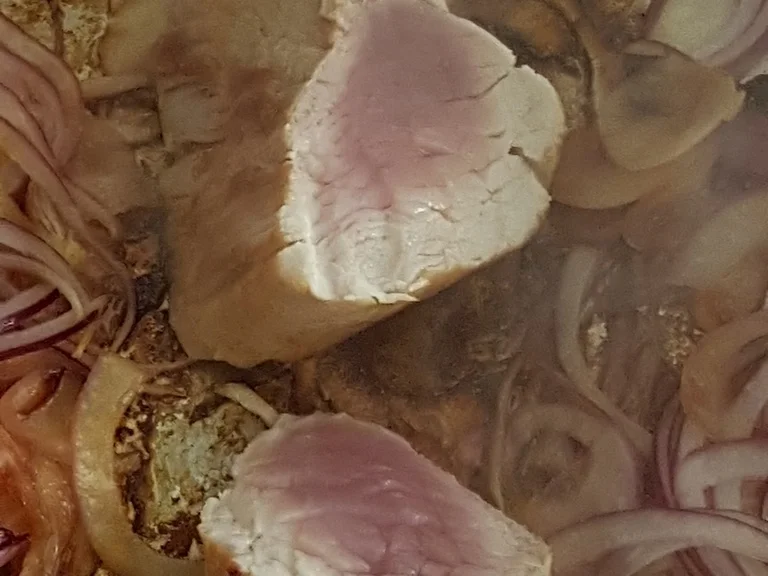 Rezept: Schweinefilet mit Cidre- Zwiebel Sosse à la Biggi Bild Nr. 938 Schweinefilet mit Cidre- Zwiebel Sosse à la Biggi - Rezept - Bild Nr. 938