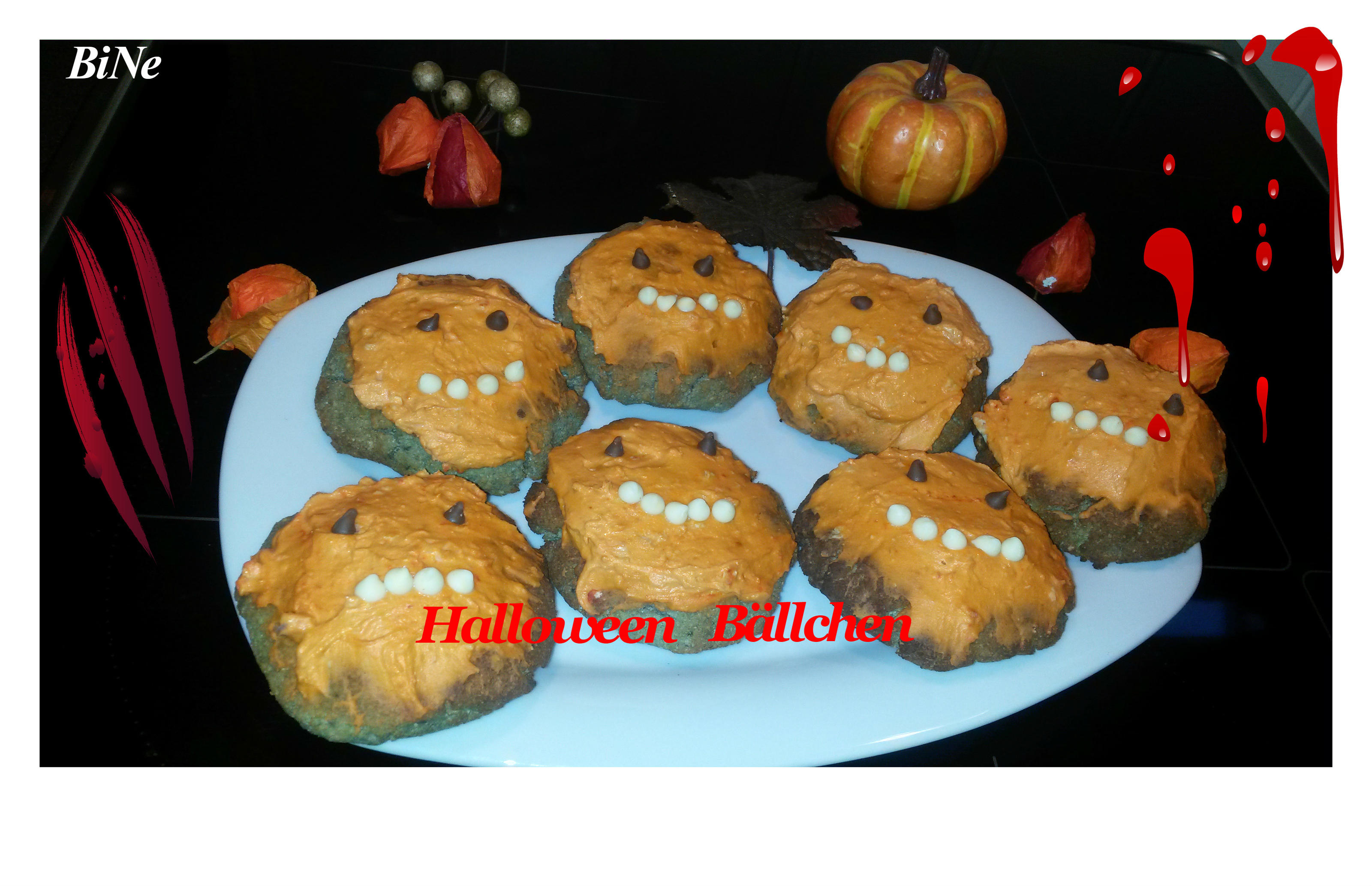 Bilder für BiNe` S HALLOWEEN BÄLLCHEN Rezept