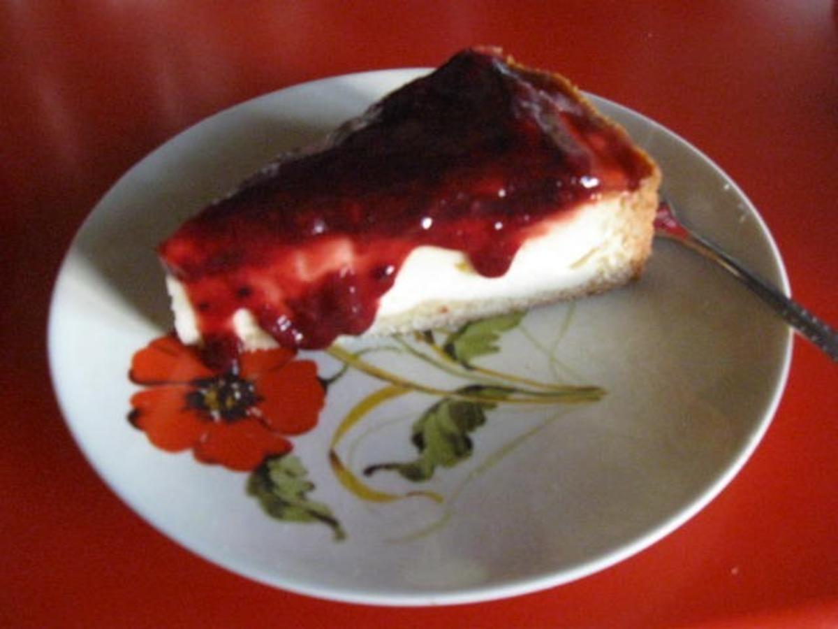 Käsekuchen mit Fruchgrütze - Rezept - Bild Nr. 927