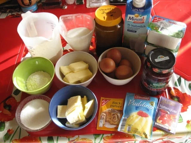 Rezept: Käsekuchen mit Fruchgrütze Bild Nr. 928 Käsekuchen mit Fruchgrütze - Rezept - Bild Nr. 928