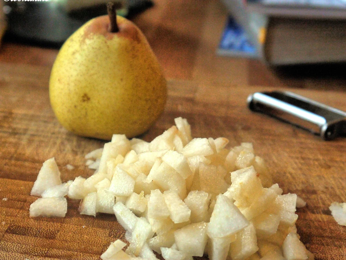 Rezept: Rotwein-Birnen-Kuchen Bild Nr. 932 Rotwein-Birnen-Kuchen - Rezept - Bild Nr. 932