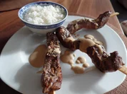 Rinder-Sate mit Erdnuss-Kokos-Sauce - Rezept - Bild Nr. 927