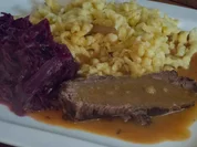 Sauerbraten vom Wildschwein in Rotweinsoße - Rezept - Bild Nr. 1011