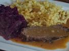 Sauerbraten vom Wildschwein in Rotweinsoße - Rezept - Bild Nr. 1011