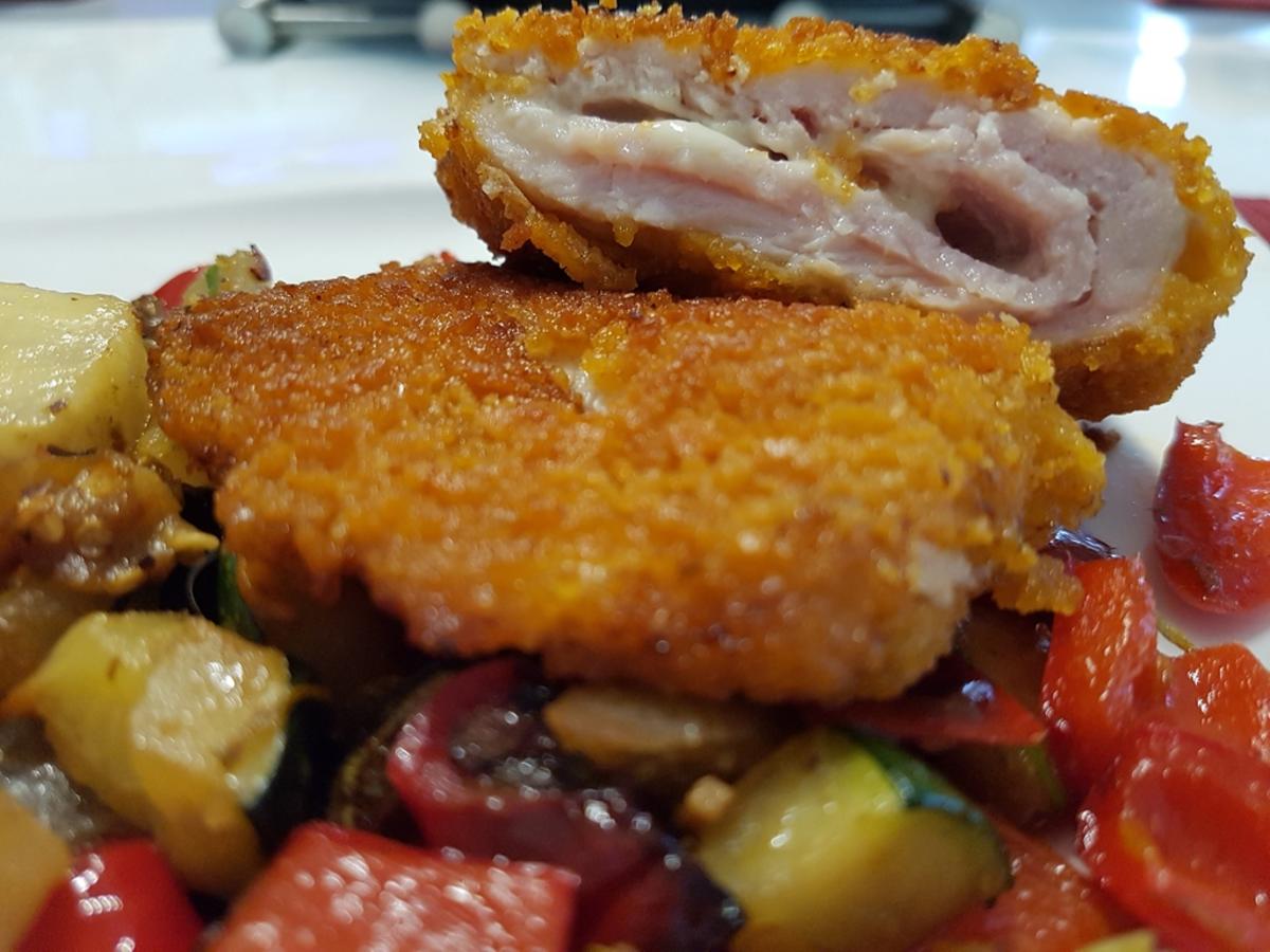 Schnitzel (gefüllt) mit Kastanien-Maronenpanade  à la Biggi - Rezept - Bild Nr. 10