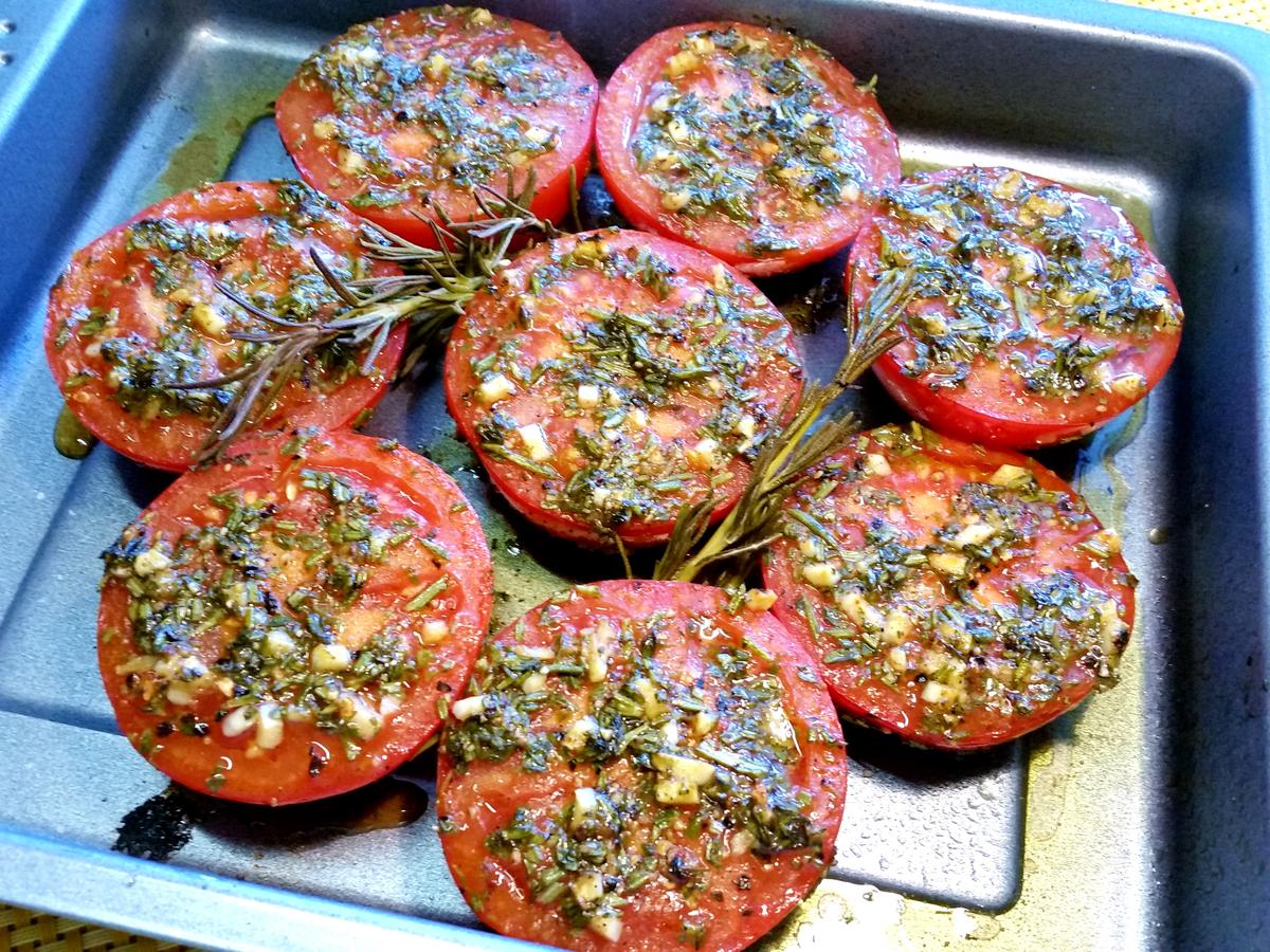 Gebackene Tomaten ... - Rezept - Bild Nr. 946