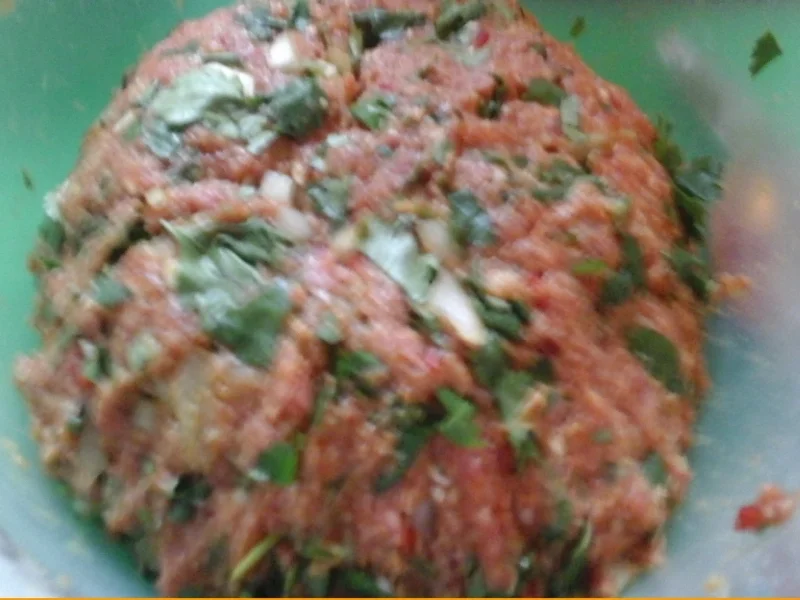 Rezept: Buletten asiatisch gewürzt mit Sauce, Curry-Blumenkohl und Möhren-Kartoffel-Stampf Bild Nr. 945 Buletten asiatisch gewürzt mit Sauce, Curry-Blumenkohl und Möhren-Kartoffel-Stampf - Rezept - Bild Nr. 945