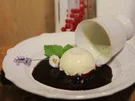 Lavendel Panna Cotta auf Heidelbeerragout - Rezept