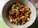 Rezept: Bruschetta mit Mango und Granatapfel Bruschetta mit Mango und Granatapfel - Rezept