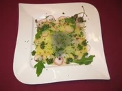 Gemüsecarpaccio mit selbst gemachtem Pesto - Rezept