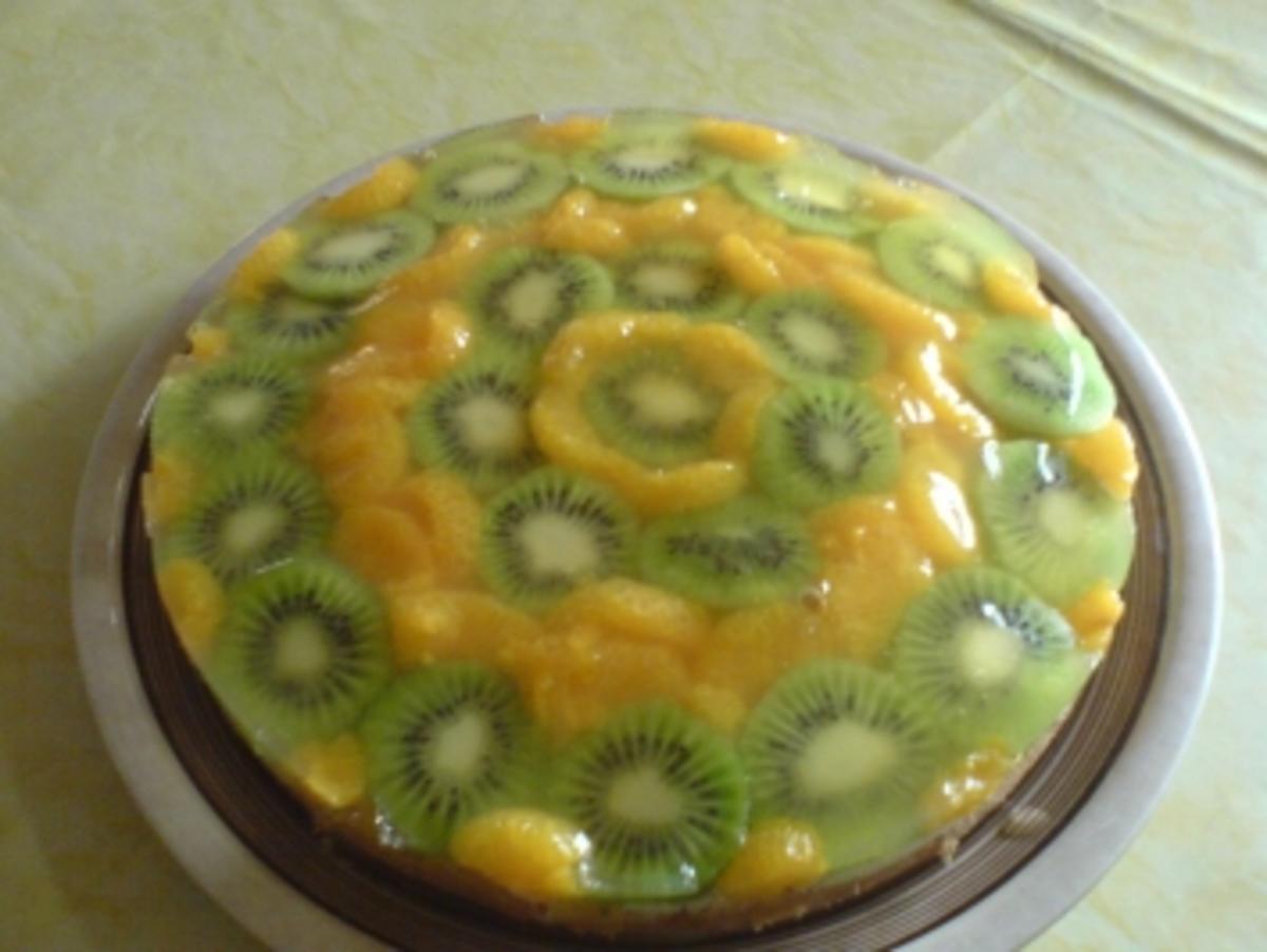 Kiwi-Mandarinen-Torte - Rezept mit Bild - kochbar.de