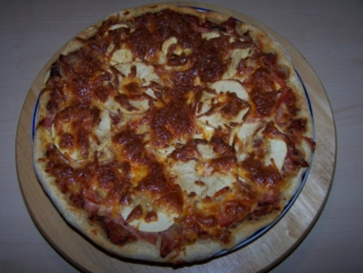 Apfel-Pizza - Rezept mit Bild - kochbar.de