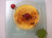 Rosmarin Crème brûlée mit süßem Pesto - Rezept