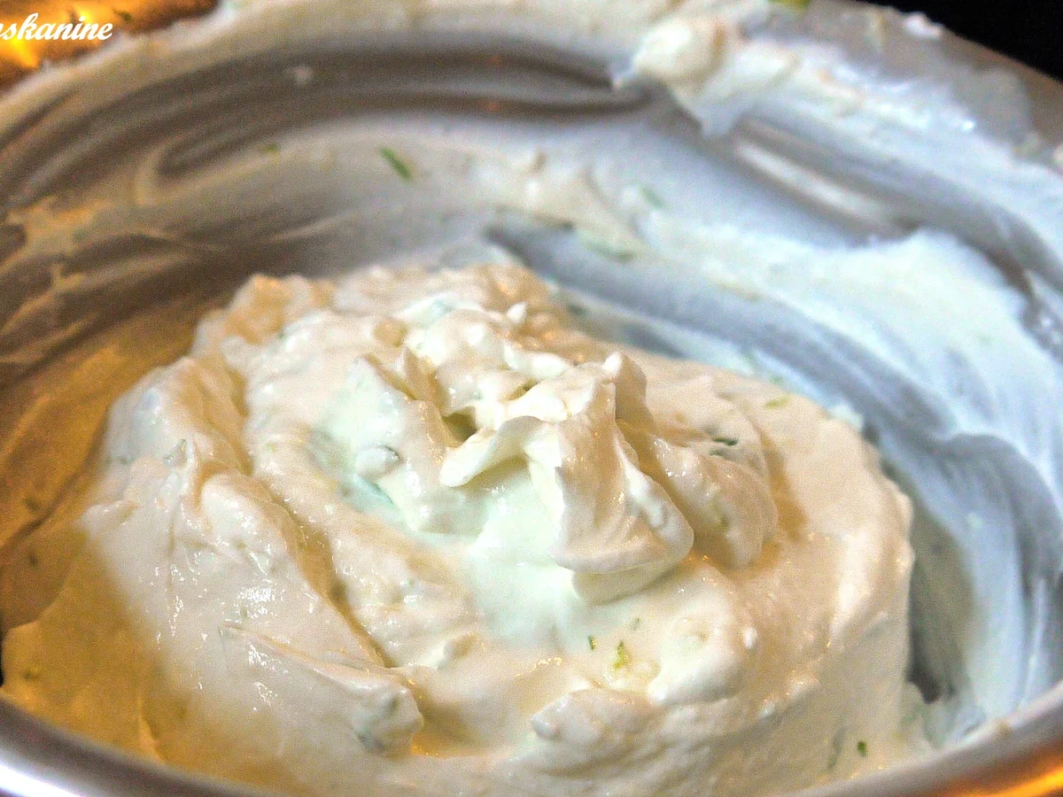 Kartoffel-Chorizo-Taler mit Limettendip und karamellisierten Lauchzwiebeln - Rezept - Bild Nr. 966