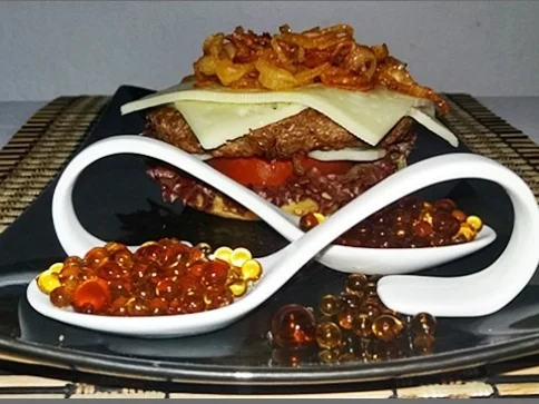 Hausgemachte Hamburger mit „Coca Cola Kaviar“ - Rezept - Bild Nr. 974