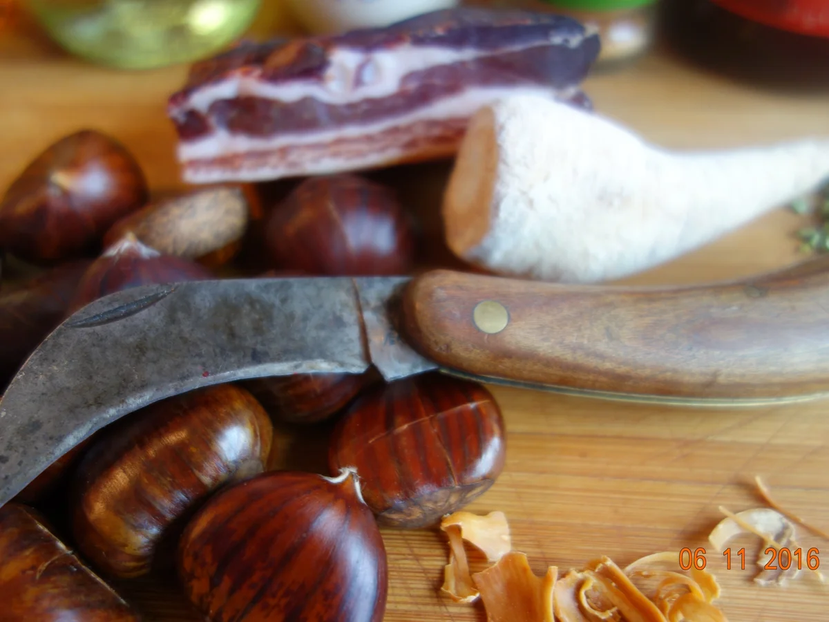 Rezept: Waltl`s geschossene Maronisuppe; Bild Nr. 1023 Waltl`s geschossene Maronisuppe; - Rezept - Bild Nr. 1023