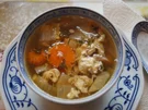 Rezept: Hähnchensuppe mit Gemüse und Eierblumeneinlage Bild Nr. 1024 Hähnchensuppe mit Gemüse und Eierblumeneinlage - Rezept - Bild Nr. 1024